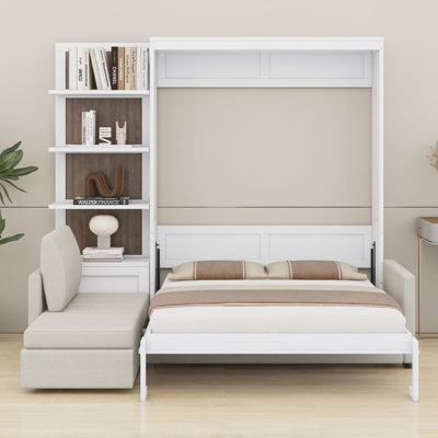 Murphy Bed Wall Bed With Sofa And Shelves