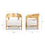 Fauteuil Kelseyville 26,5 po