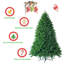 Sapin de Noël artificiel vert réaliste-86134103