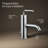 Purist Single Hole Bathroom Faucet with Drain Assembly-1743033