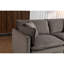 Canapé modulaire antique en chenille gris, canapé-lit multifonctionnel pour la maison