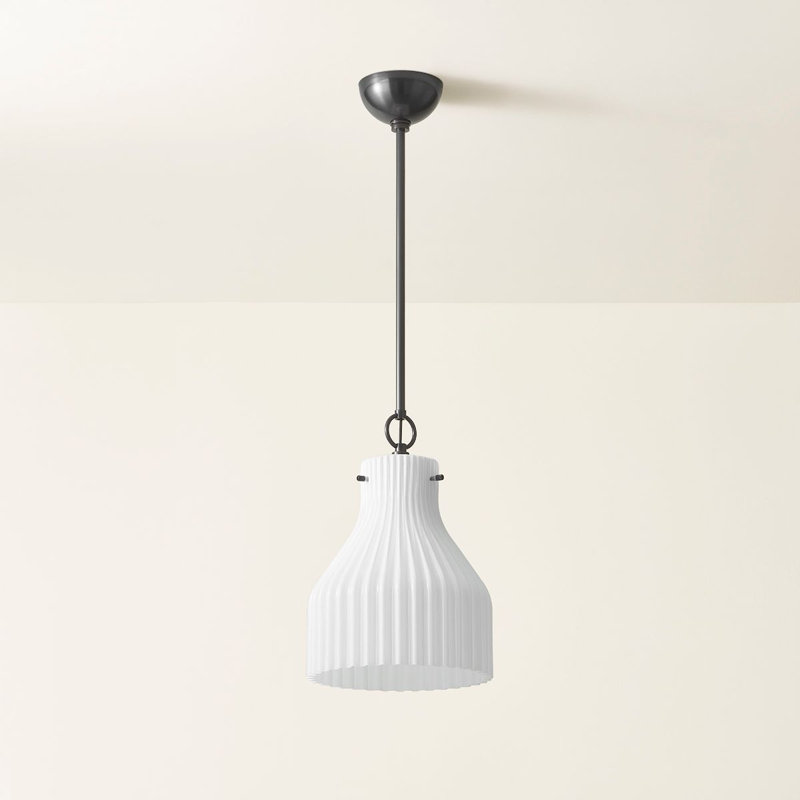 Corinthia 1 Light Pendant, 14.50"H x 14.50"W x 10"D, Antique Bronze