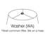 Abat-jour octogonal souple avec abat-jour lavable Slant-130376563