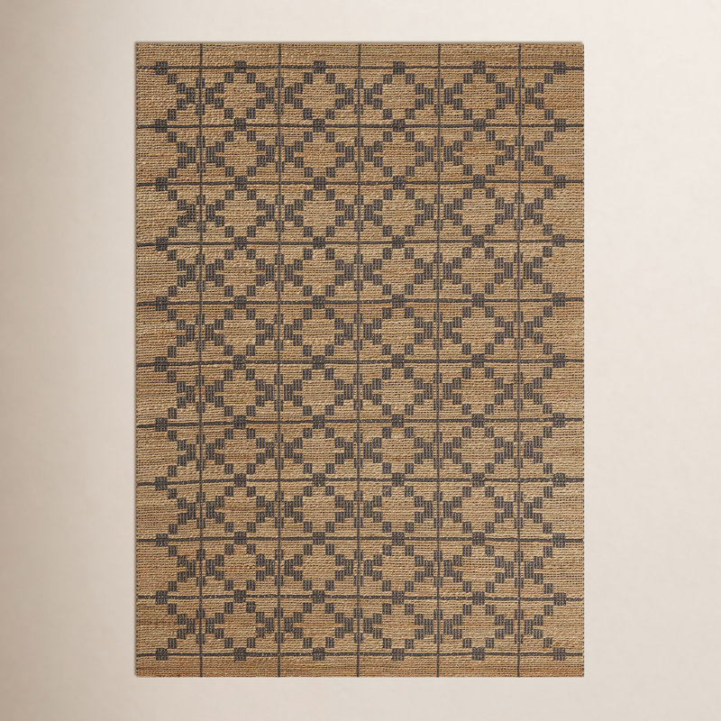 Tapis naturel / graphite Chris Loves Julia x Loloi Judy, Rectangle 7 pi 9 po x 9 pi 9 po
