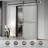 MDF Barn Door Easy Assembly -Solid Slab Covered with Water-Proof PVC Surface with Hardware Kit-99337118-110583490