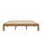 Queen Size Wood Platform Bed Frame-12 Inch Solid Wood Queen Bed Frame With Slat Support, No Box Spring Needed, Easy Assembly-Rustic Pine