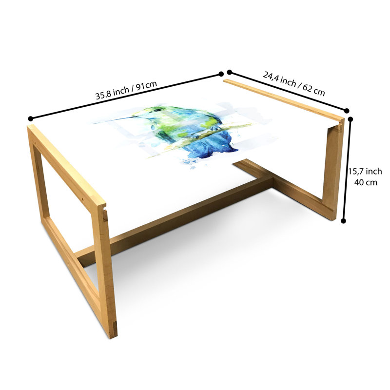 Iralene Sled Coffee Table, 90cm H x 62cm W x 40cm D