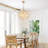 4-Light Modern Glass Bubble Chandelier, 20"D-1765888426