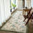 Chinoiserie Floral Rug Vintage Romance Design Washable Non-slip Green/Beige-511287990-503699253