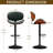 Swivel Adjustable Height Bar Stool With Metal Frame Upholstered  Counter Stool With Bentwood-102142194