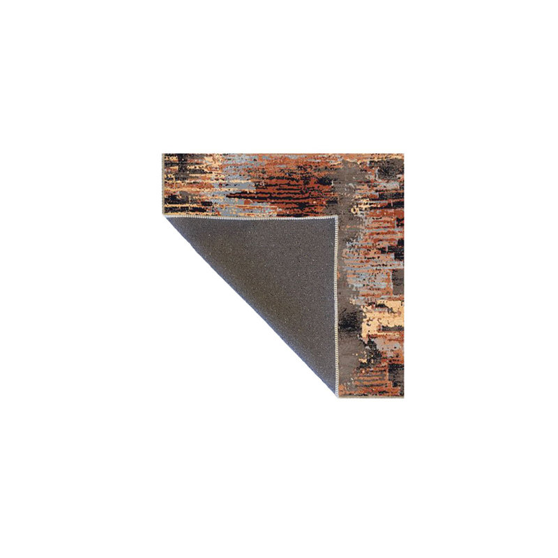 Tapis tissé à base peinte et lavable, Tapis de couloir 3 pi 3 po x 9 pi 10 po