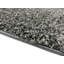 Tapis zone grise unie poils longs