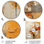 Décoration murale abstraite Yelow - Fractales en métal-1042435663