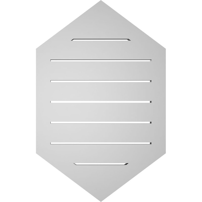 Pente verticale verticale en uréthane 9 pi, H 28 po x l 18 po x P 1,5 po