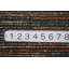 Tapis oriental rayé marocain en laine 7 x 10