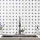 Azula 11.75" x 12.2" Marble Mosaic Tile