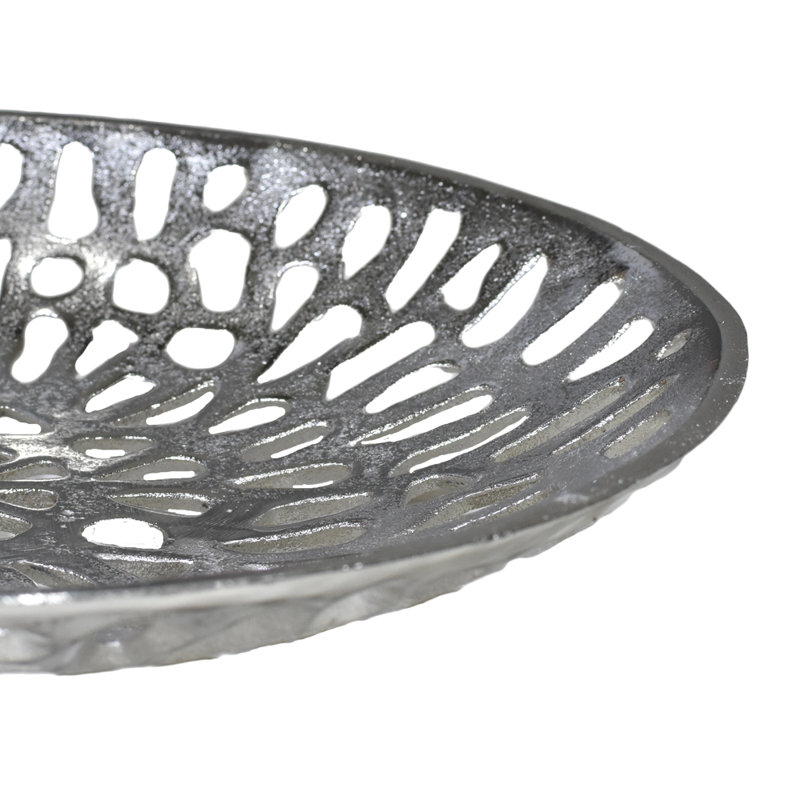 Red Barrel Studio® Aluminum Tray, Silver