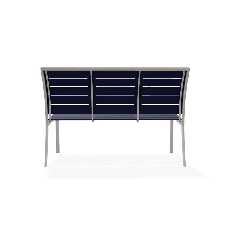 Bazza Outdoor Bench, Kona P10, Textured Warm Gray