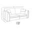 Bablu 3 Seater Faux Leather Sofa -762611122-762611085