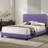 Contemporary Purple Full Size Bed