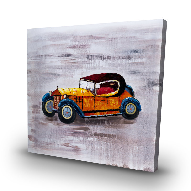 toy car - 32"x32" art on canvas