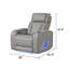 Fauteuil inclinable Nostrand gris-464329939