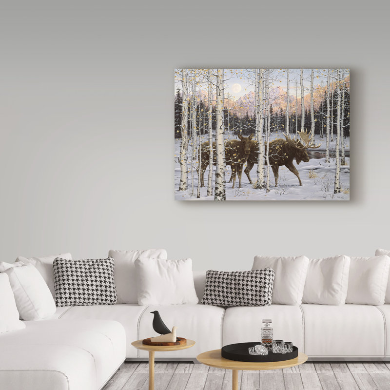 «Forest Twilight» par Fazulla, impression sur toile tendue, H 14 po x l 19 po x P 2 po