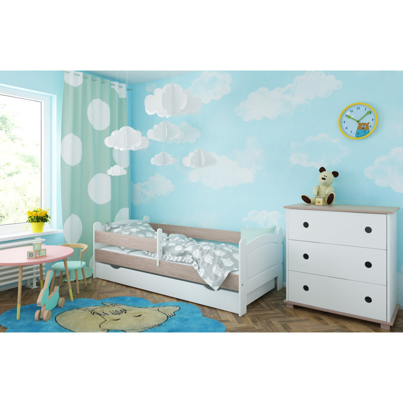 Kaiser Cabin Bed with Storage Included, 80 x 180cm, Oak, 80 x 180cm