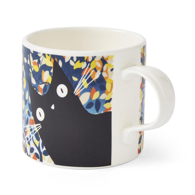 Mug Meirion Short Mugs Halloween Cats Mug Single Mug