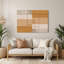Minimalisme 100, art mural en métal brun-752264897