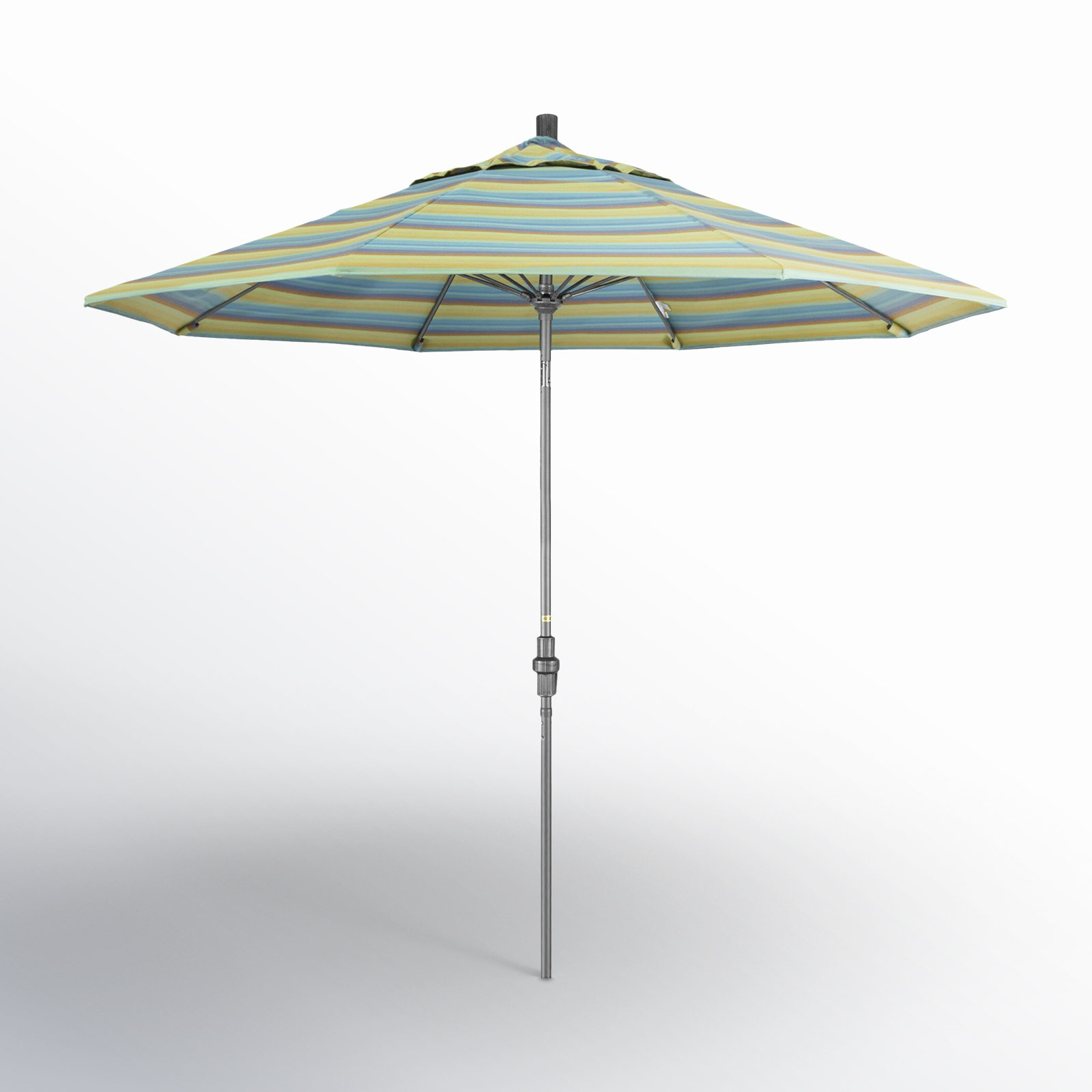 Roverta 9' Market Sunbrella® Umbrella, Astoria Lagoon Sunbrella®, Brown