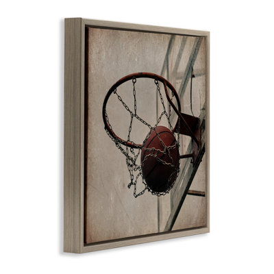 Cadre flottant Be The Ball Basketball, design par Kim Allen