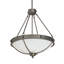 Luminaire suspendu en bronze à 5 lumières