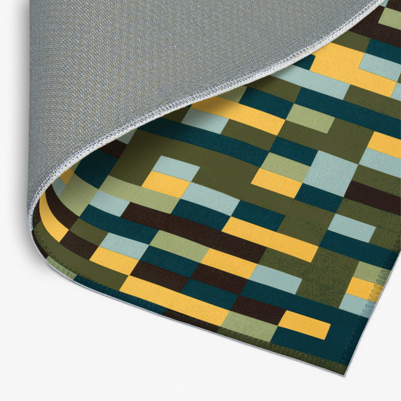 Tapis intérieur et extérieur Geomatrix, Rectangle 3' x 5'