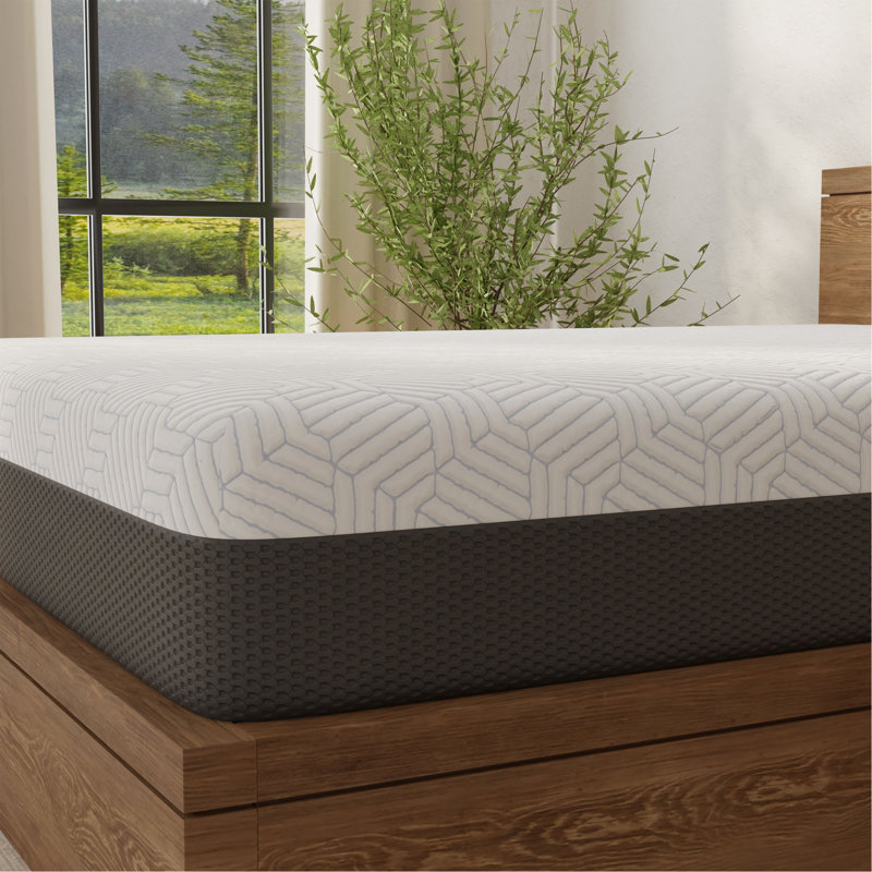 Grand matelas moelleux de 12 pouces avec housse de refroidissement Fria, Grand lit
