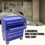 Coffre à outils 5 tiroirs, armoire de rangement pour outils pour le garage avec 4 roues et système de verrouillage, BLEU-121650139