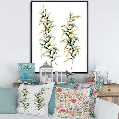Branches d'automne - Peinture sur toile