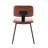 Faux Leather Dining Chair with Steel Legs-1830856905