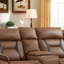 2 Seater Faux Leather Reclining Loveseat