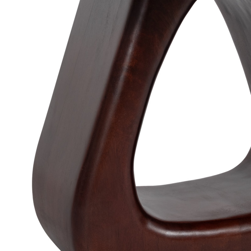 Round Coffee Table with Solid Wood Base, Beautiful Modern Living Room Table, 34"