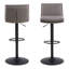 Bornier Upholstered Adjustable Height Counter Stool
