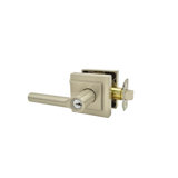 Broadway Lever with Upland Trim Keyed Entry Lock