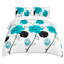 Microfiber Floral Duvet Cover Set-126066108