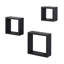 Chaisty 3 Piece Square Floating Shelf-61466486