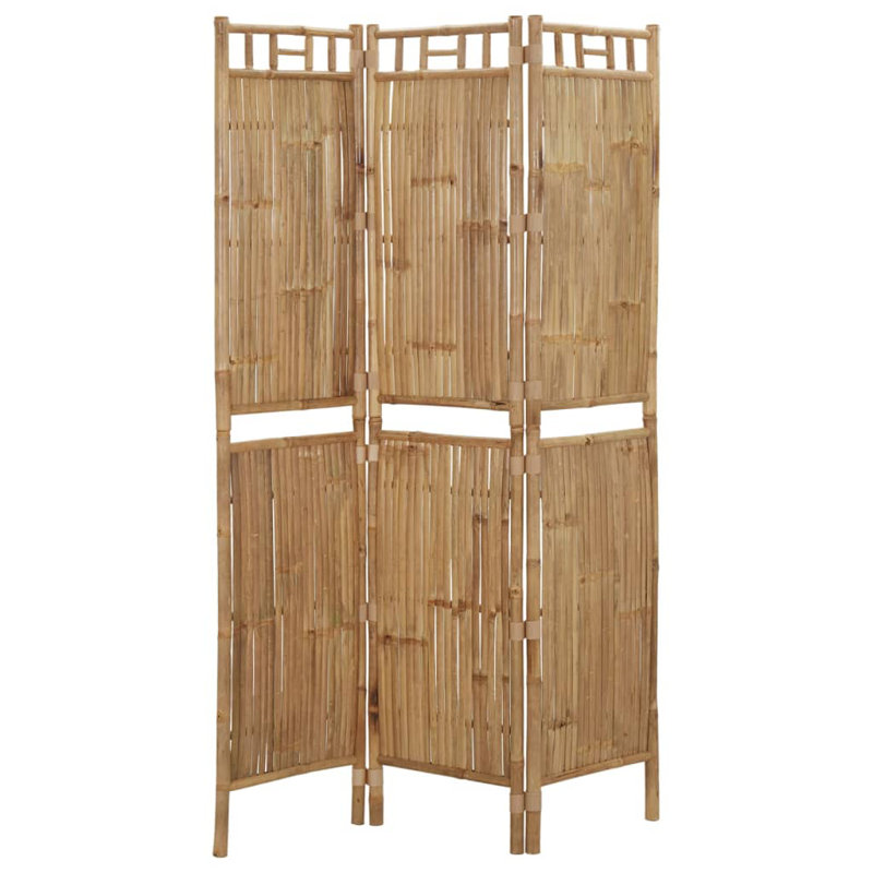 Bay Isle Home 4-Panel Room Divider Bamboo, 180cm H x 120cm W