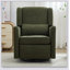 Fauteuil inclinable de 29,5 po de largeur avec dossier à oreilles pour un confort et un soutien ultimes dans le salon ou la chambre à coucher-663815223