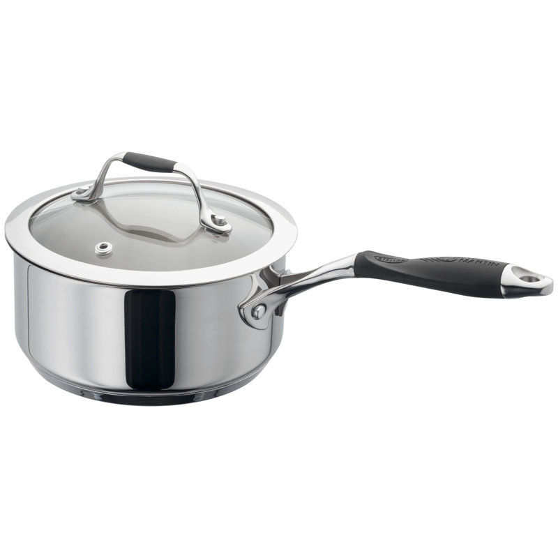 Stellar, James Martin - Non-Stick Saucepan with Glass Lid, 2.6L