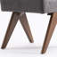Chaise d'appoint rembourrée en lin Turfed-145268156