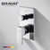 Bravat Amazing Style Square Chrome Dual Handle Faucet Modern Elegance with Superior Functionality