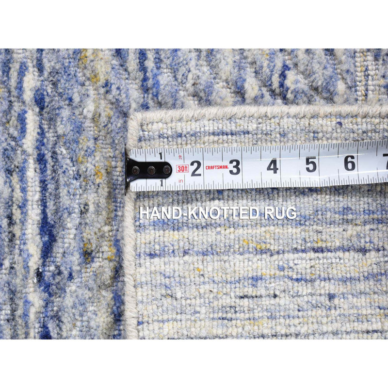 Tapis tissé à la main 2 pi x 2 pi en laine texturée Salut et Lo avec plusieurs couleurs C6A74E7AB2564AAAB3B3754EFE76D9A5